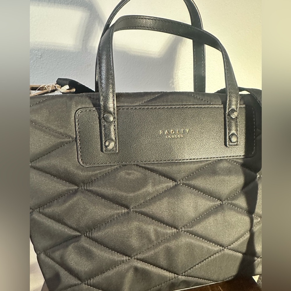 RADLEY LONDON Black Quilted Tote Bag - Picture 2 of 7